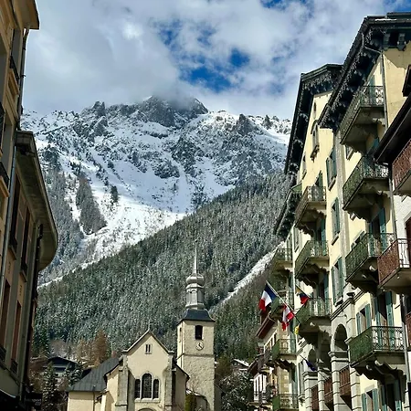 Vue Montblanc - Jardin Terrasse Et Parking شامونكس